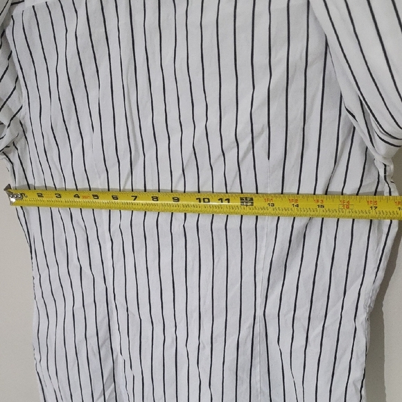 Lauren Ralph Lauren White and Black Button Down Shirt - Picture 5 of 5